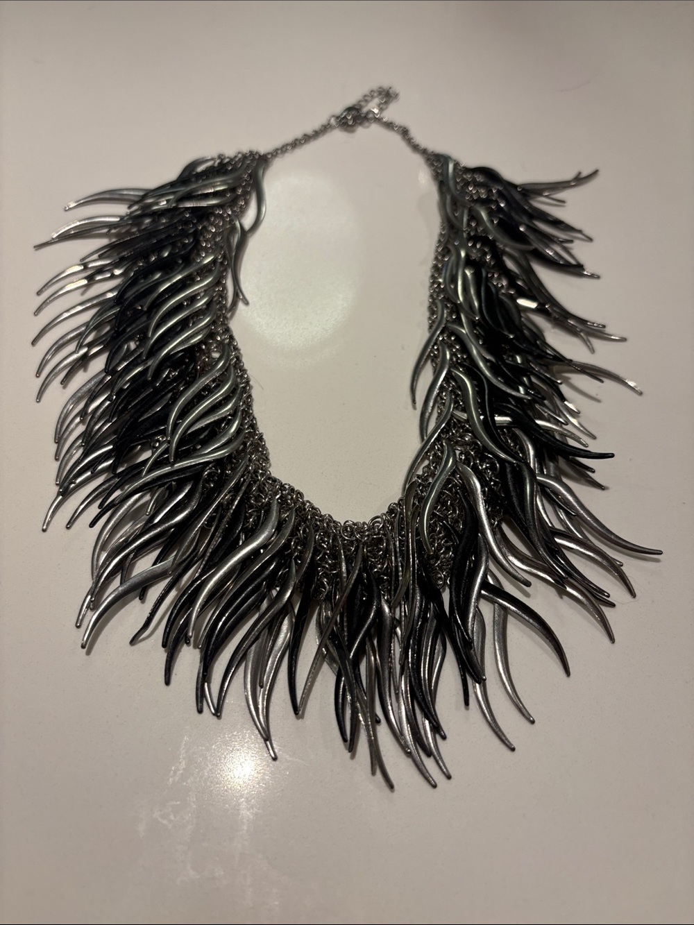 Statement Necklace Silver